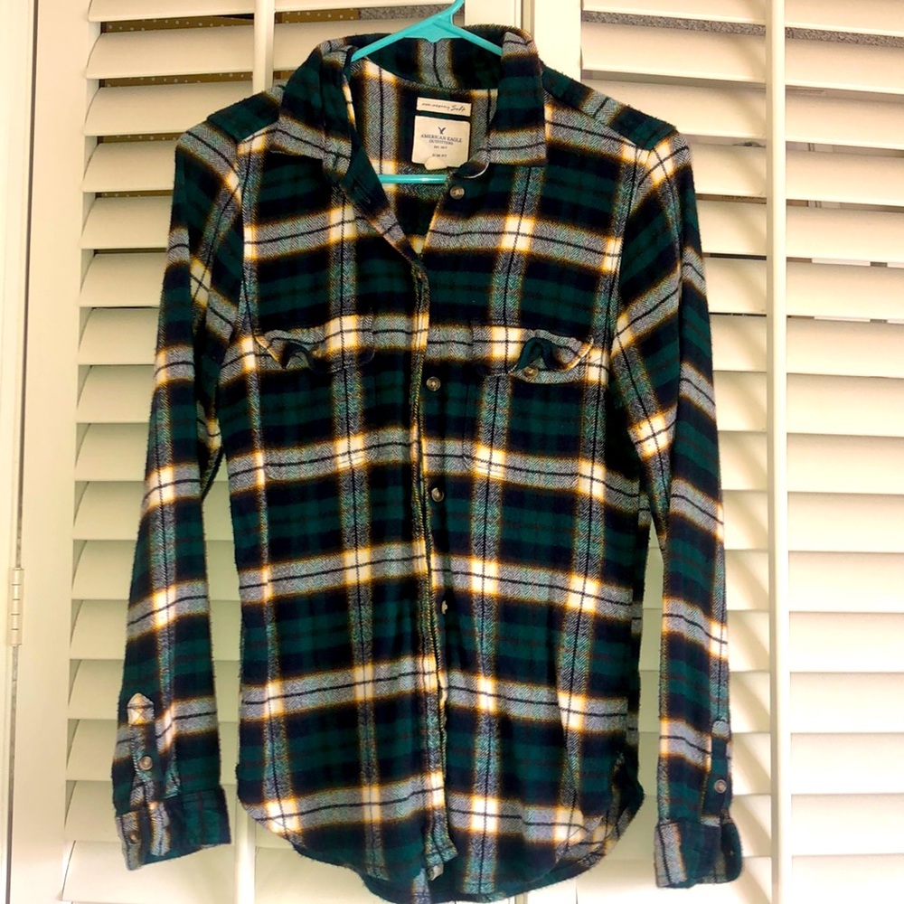 Small American eagle flannel